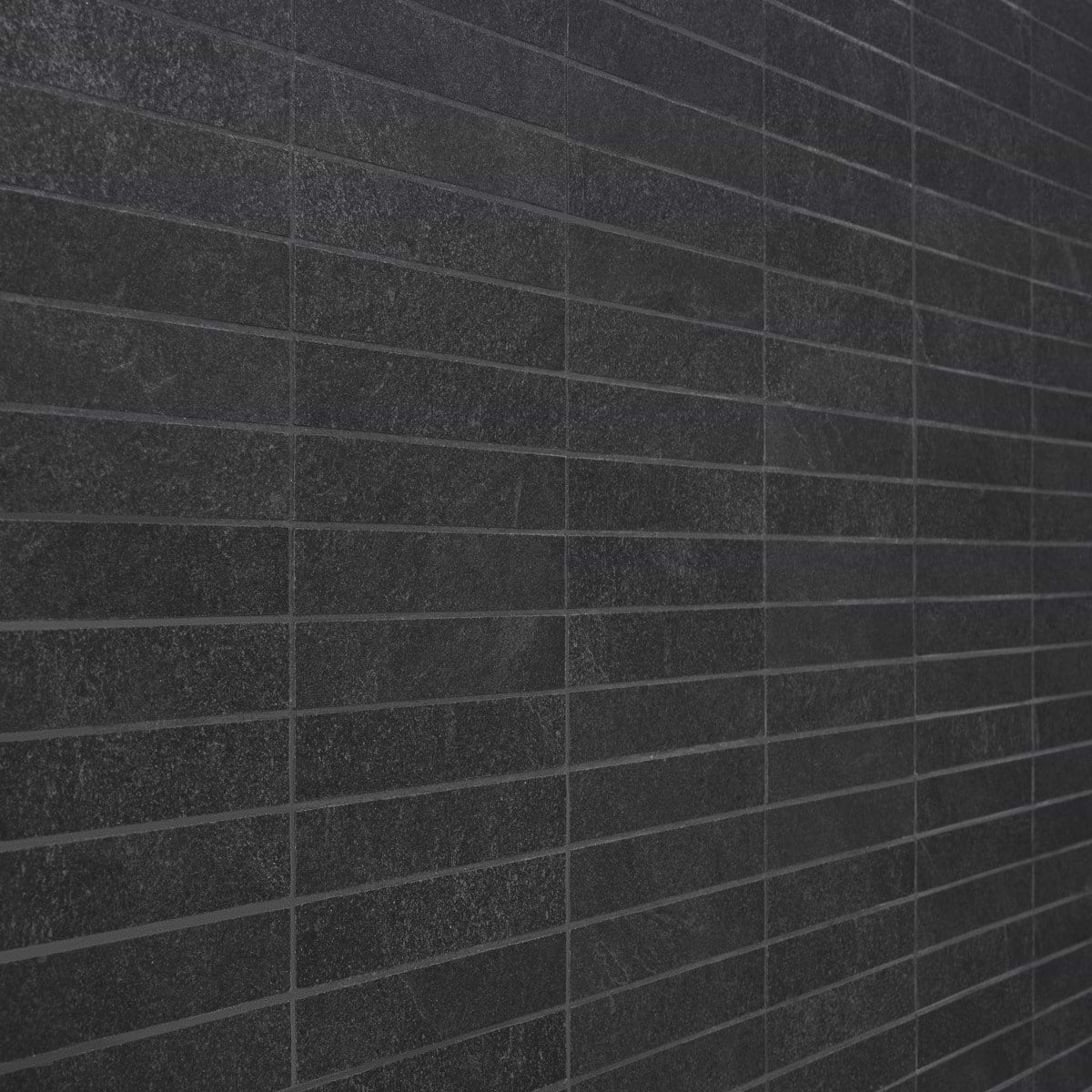 Charcoal Black Stacked 1X6 Matte