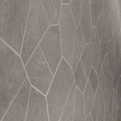Slate Gray Organic Pattern Matte