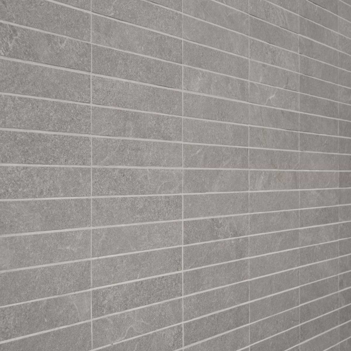 Silver Gray Stacked 1X6 Matte