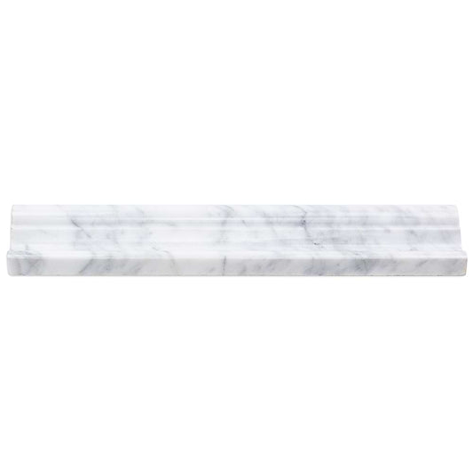 Chair Rail White Carrera Trim