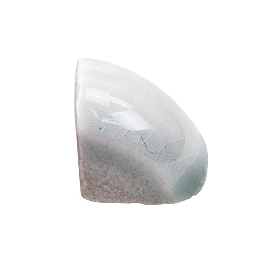 Baroque Glass Crackled Outside Sky Corner for Trim Polished FXBRQPENCRNSKY1X1