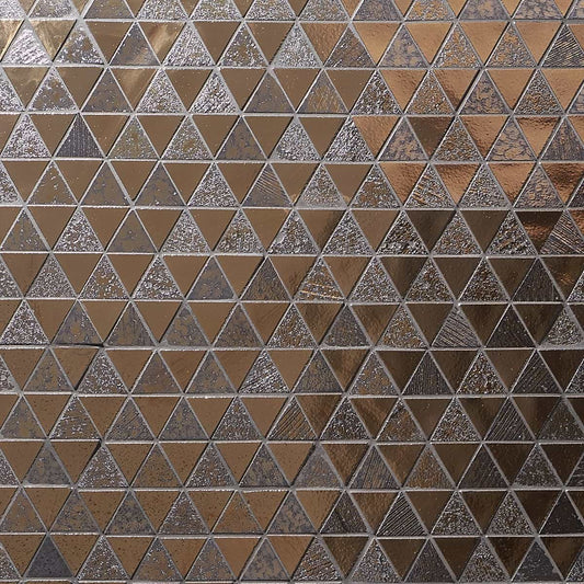 Triangles Metallic Bronze Polished