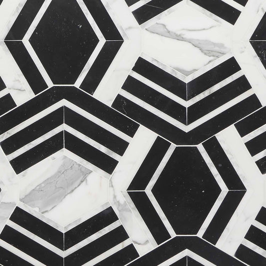 Brava- Nero Marquina Calacatta Polished (discontinued)