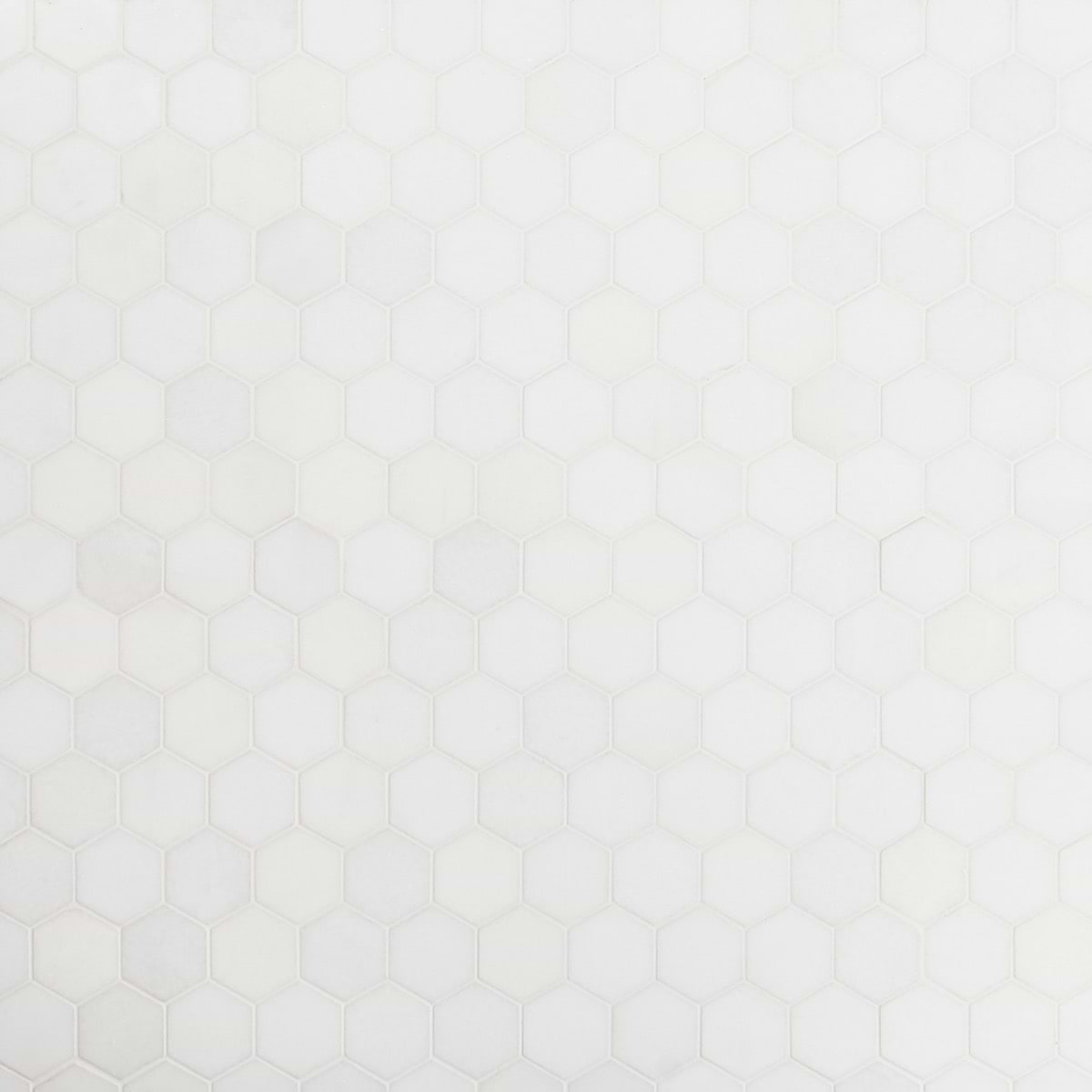 Thassos 2" Hex Polished