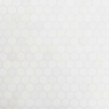 Thassos 2" Hex Polished