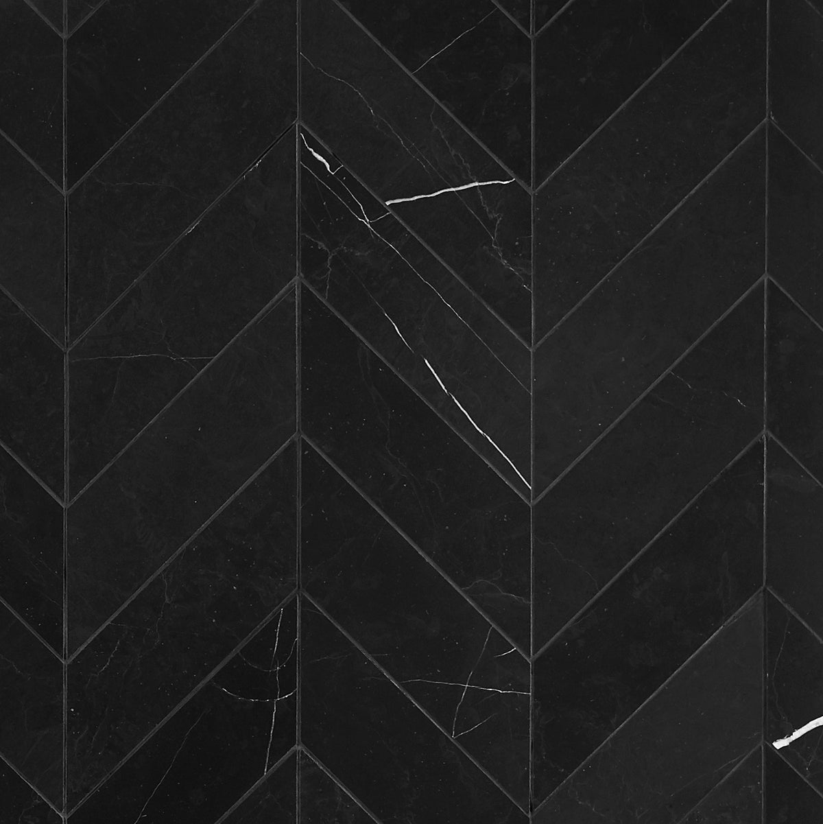 Marquina Chevron 3X12 Honed