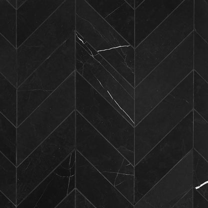 Marquina Chevron 3X12 Honed