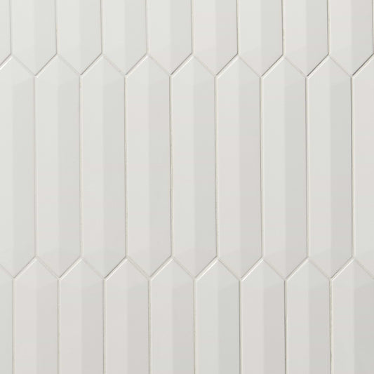 Clark Contour White 2.6X13 Glazed