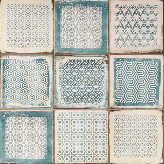 Bernalillo Deco Blue 8X8 Matte