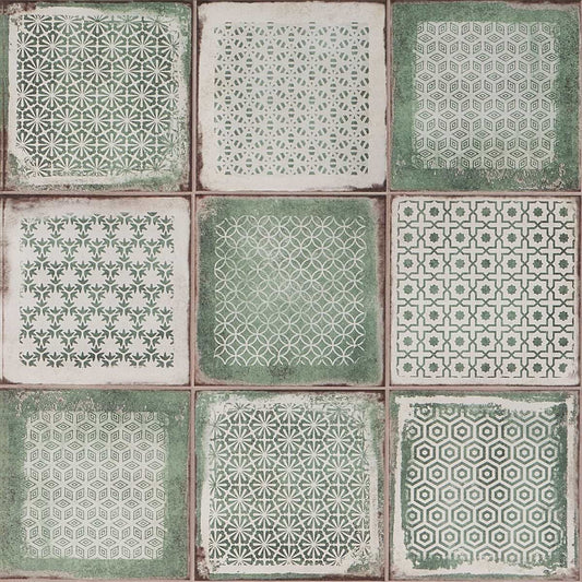 Bernalillo Deco Green 8X8 Matte