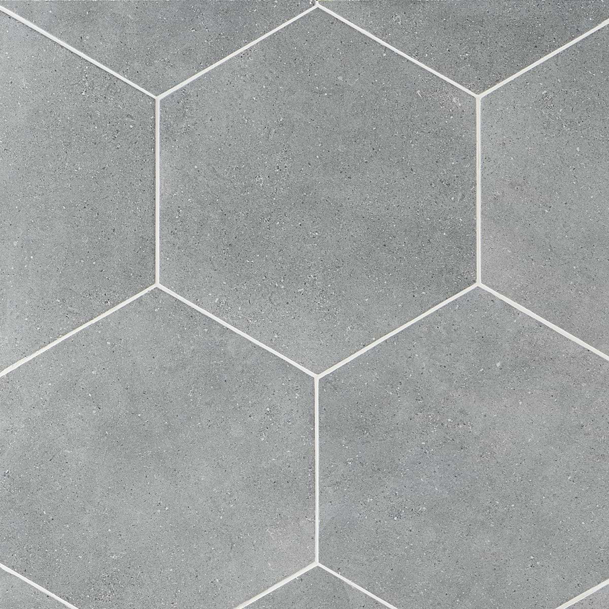 Piaka Cement Graphite 12.5" Hex Matte