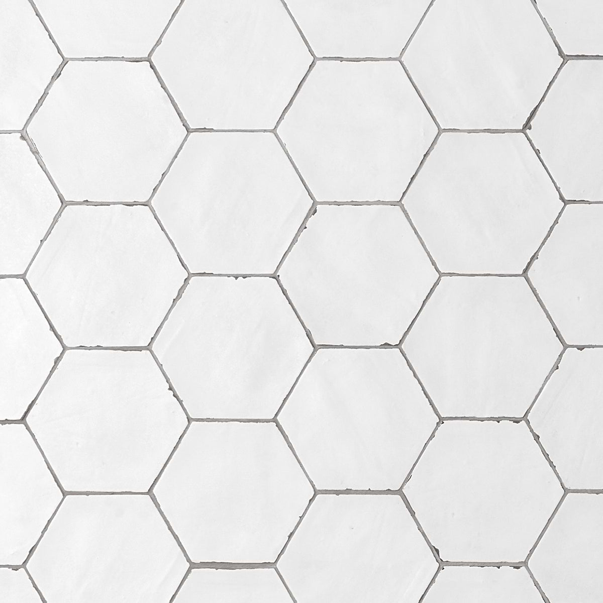Solaro White 6" Hex Matte