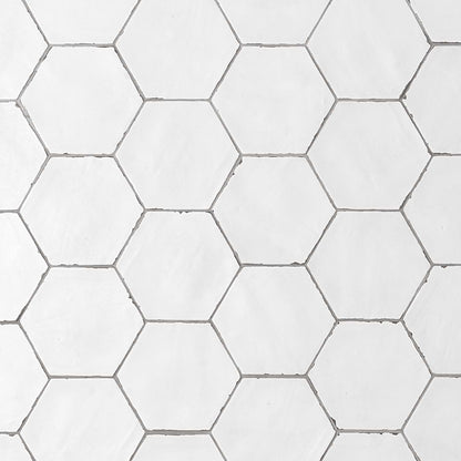 Solaro White 6" Hex Matte
