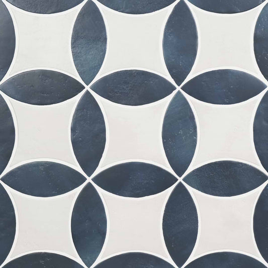 White Kite Denim Blue Petal (KIT ONLY) 6X6 Matte