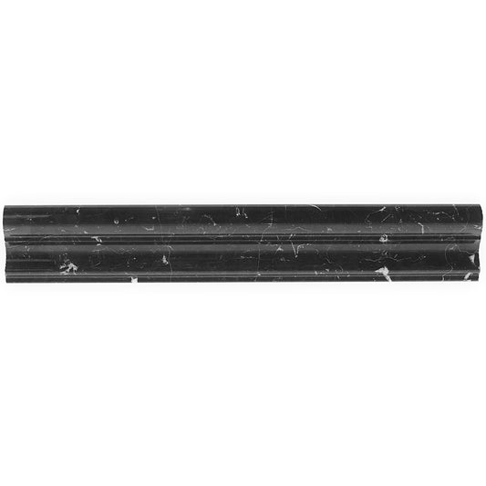 Chair Rail Nero Marquina Trim Polished