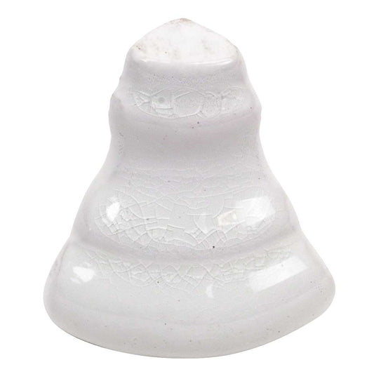 Baroque Glass Crackled Outside Blanco Corner for Trim Polished FXBRQCRCRNBLN1X2