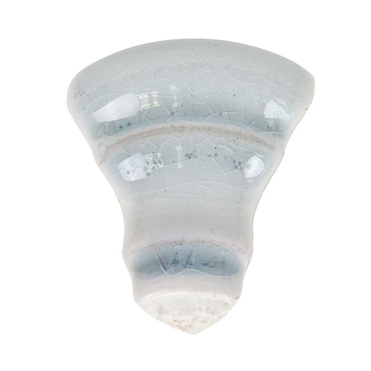 Baroque Glass Crackled Outside Sky Corner for Trim Polished FXBRQCRCRNSKY1X2