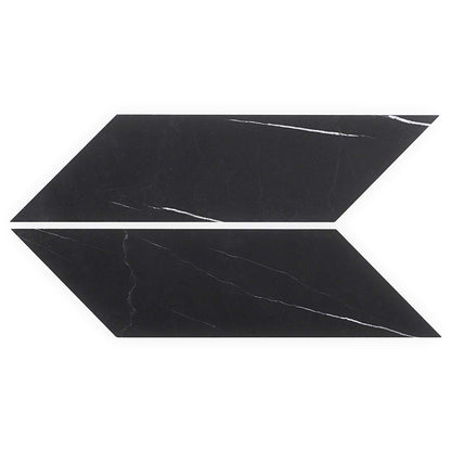 Marquina Chevron 3X12 Honed