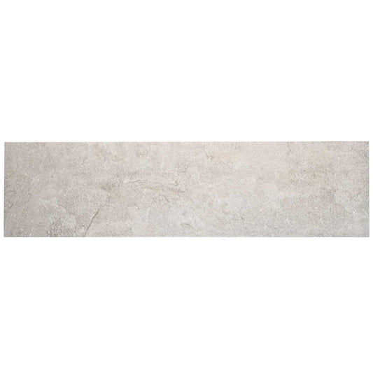 Smoke White Stair Tread 12X48 Matte (discontinued)