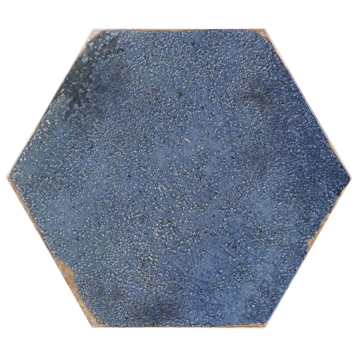 Blue 9" Hex Polished