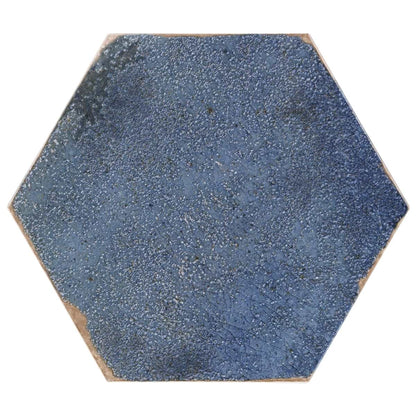Blue 9" Hex Polished