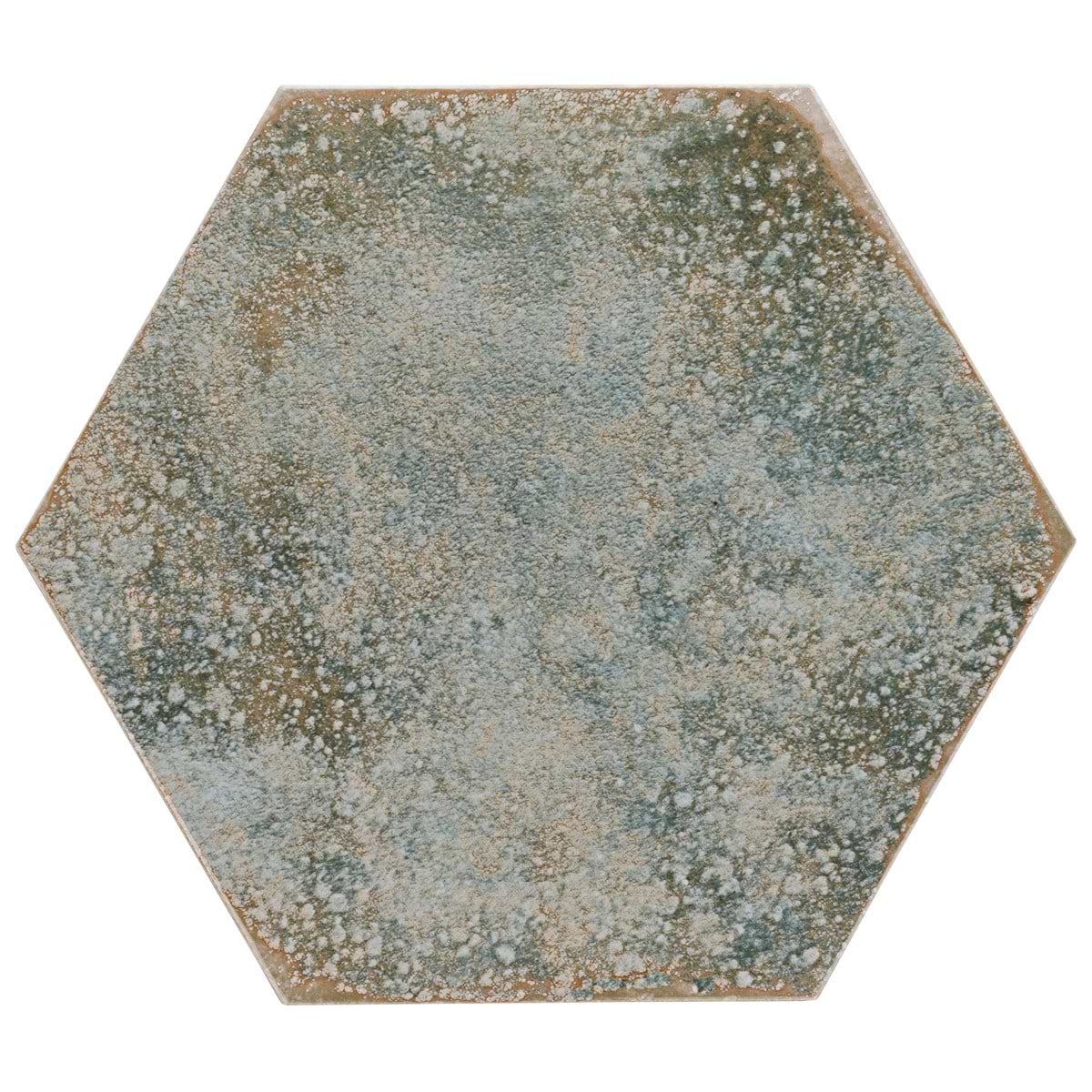 Green 9" Hex Polished