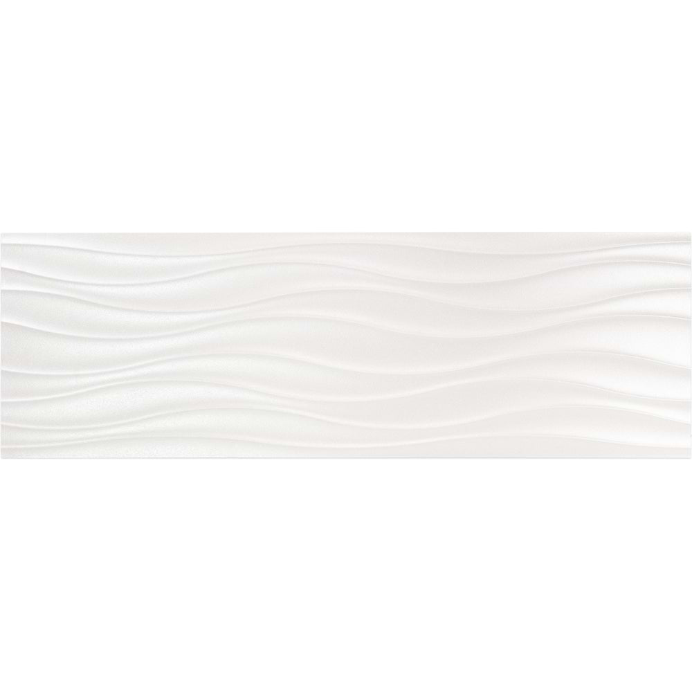 Current White 12X36 Semi-Polished