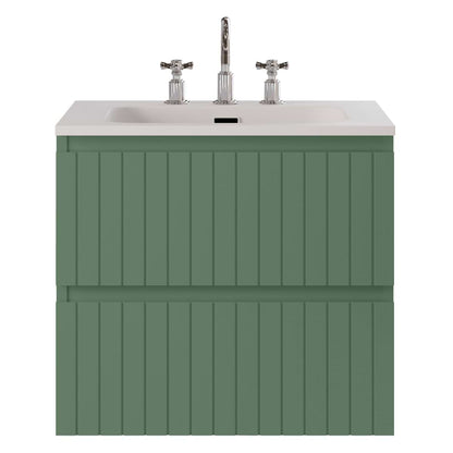 Adeline Forest 24" Single Vanity with Integrated Solid Surface Top