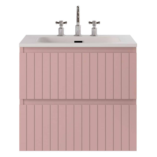 Adeline Rose 24" Single Vanity with Integrated Solid Surface Top