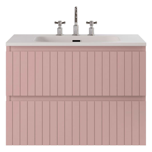 Adeline Rose 30" Single Vanity with Integrated Solid Surface Top
