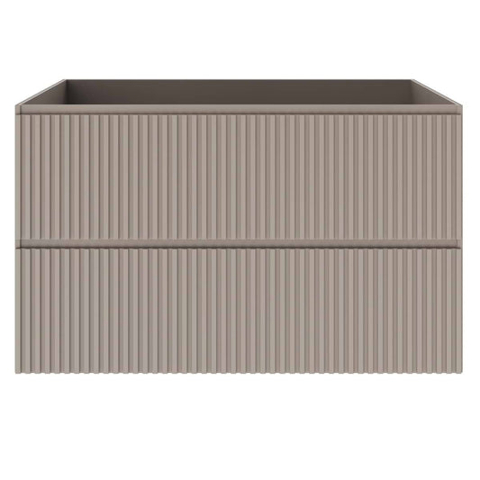 Linear Taupe 36" Single Vanity without Top (discontinued)