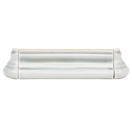 Baroque Glass Crackled Chair Rail Grigio Trim (discontinued)