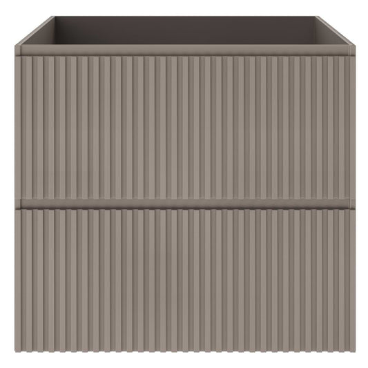 Linear Taupe 24" Single Vanity without Top (discontinued)