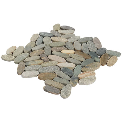 Pebblestone Sumatra Sliced Flat Oval Honed