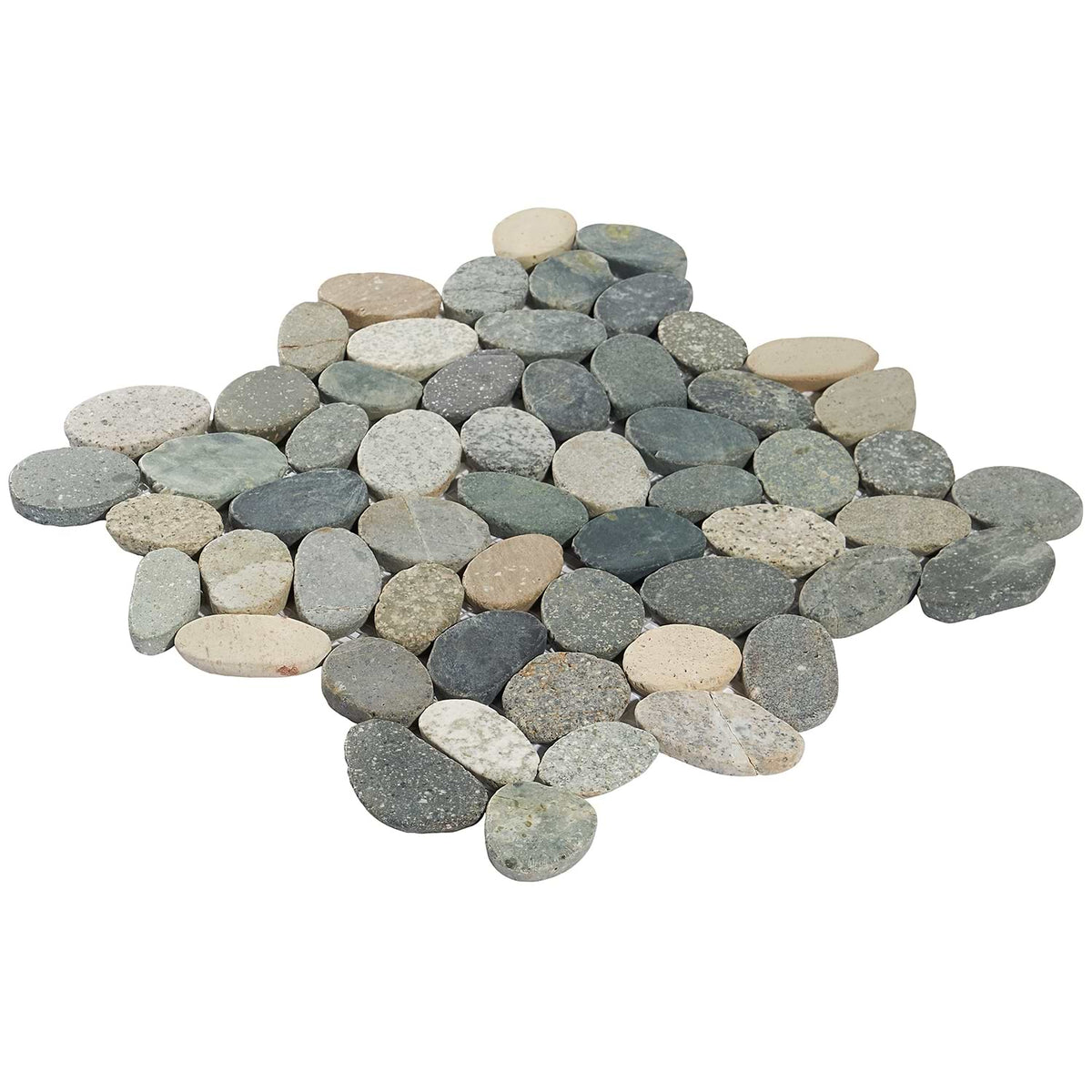 Pebblestone Sumatra Sliced Round Honed