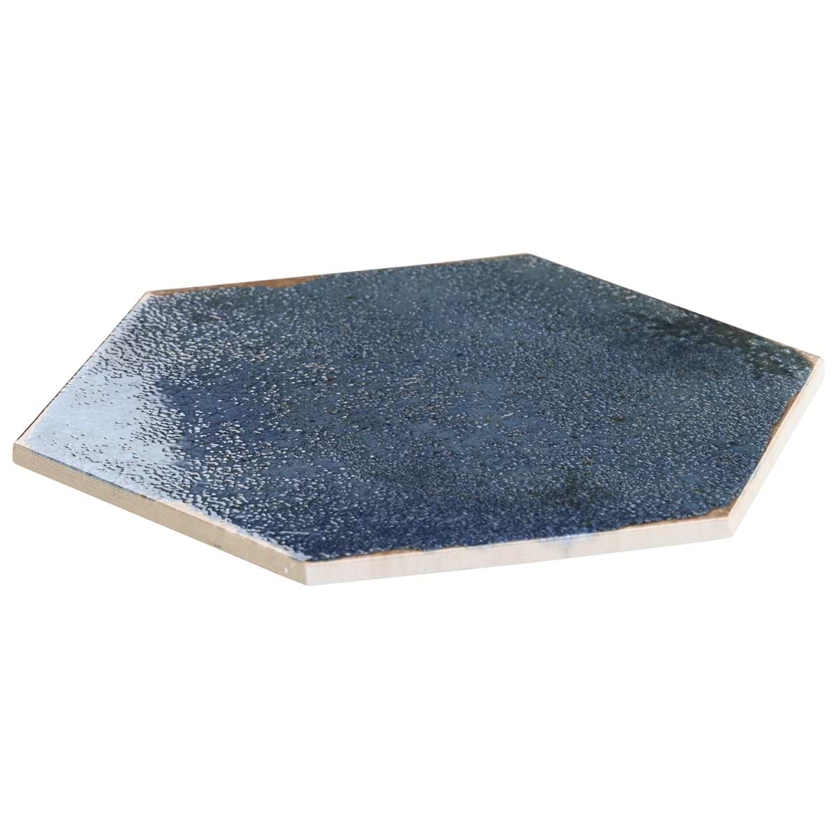 Blue 9" Hex Polished