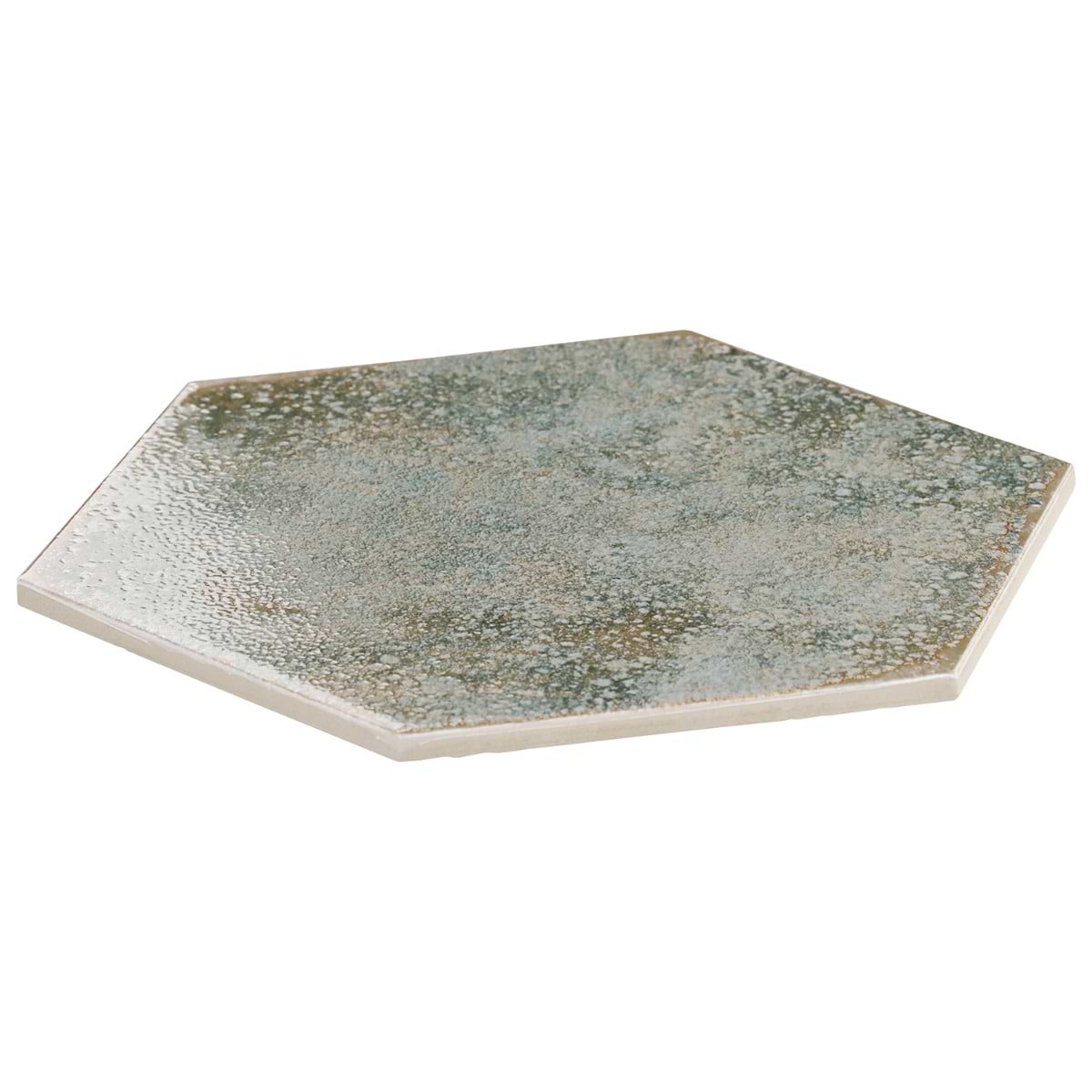 Green 9" Hex Polished