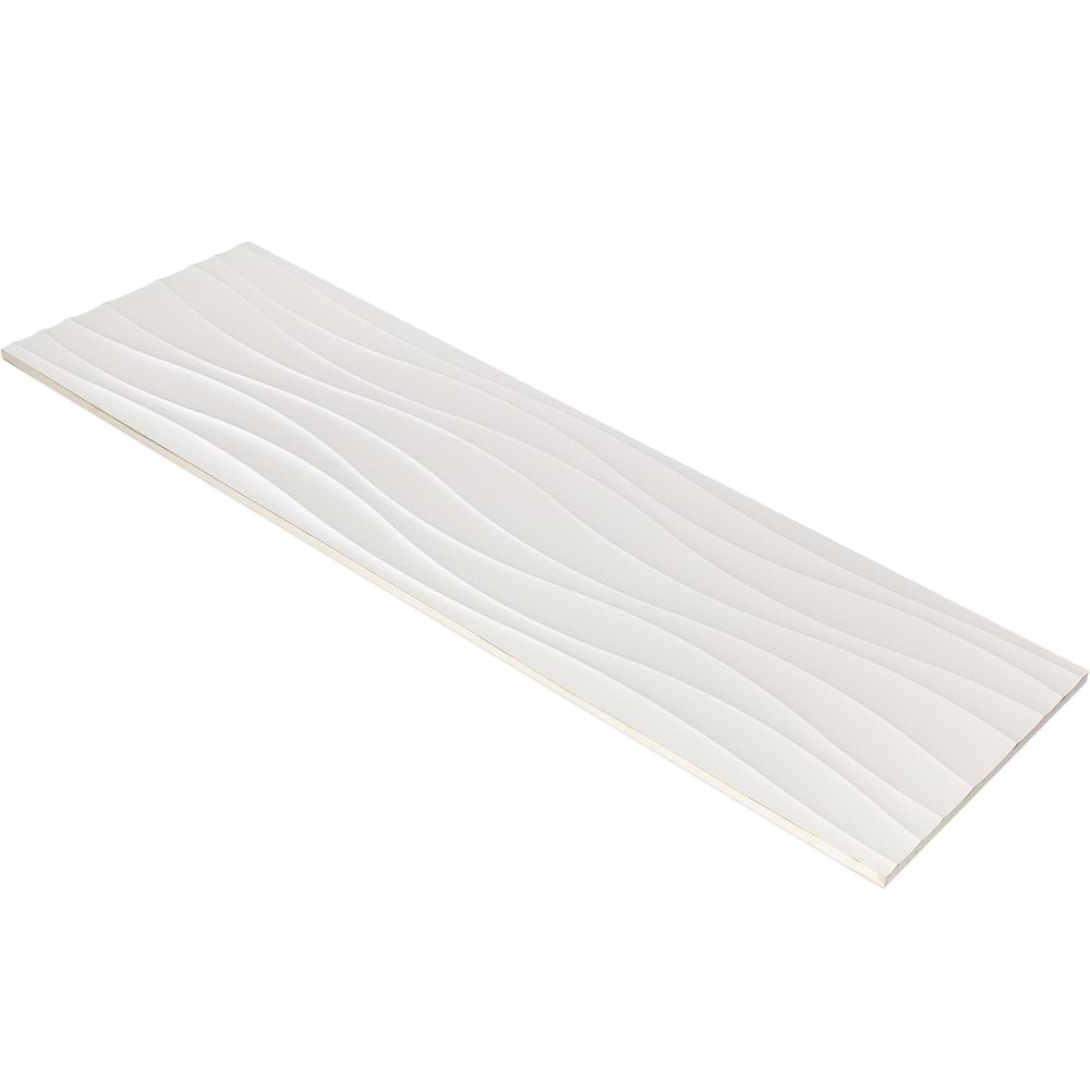 Current White 12X36 Semi-Polished