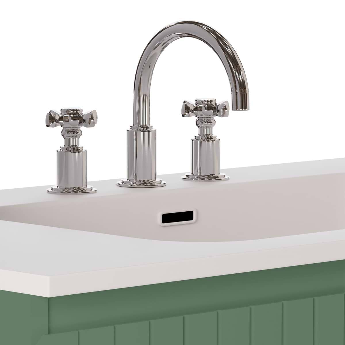 Adeline Forest 30" Single Vanity with Integrated Solid Surface Top