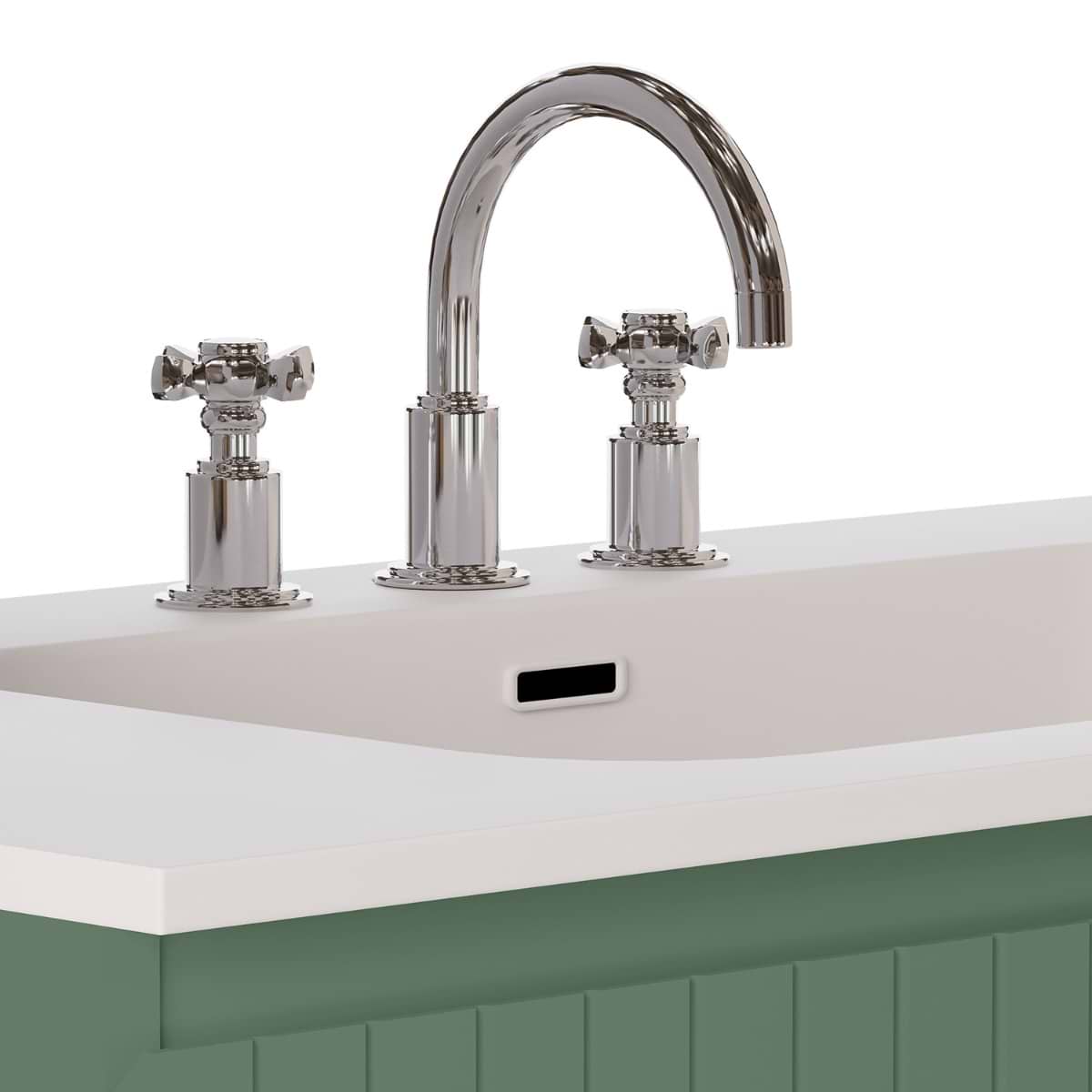Adeline Forest 36" Single Vanity with Integrated Solid Surface Top