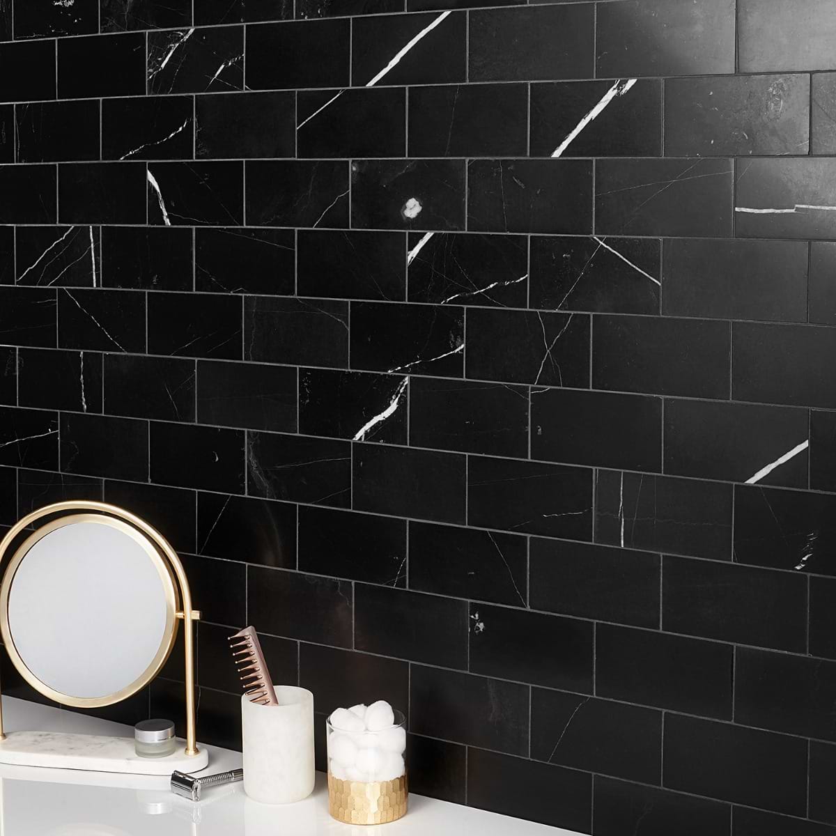 Marquina 3X6 Honed