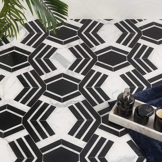 Brava- Nero Marquina Calacatta Polished (discontinued)