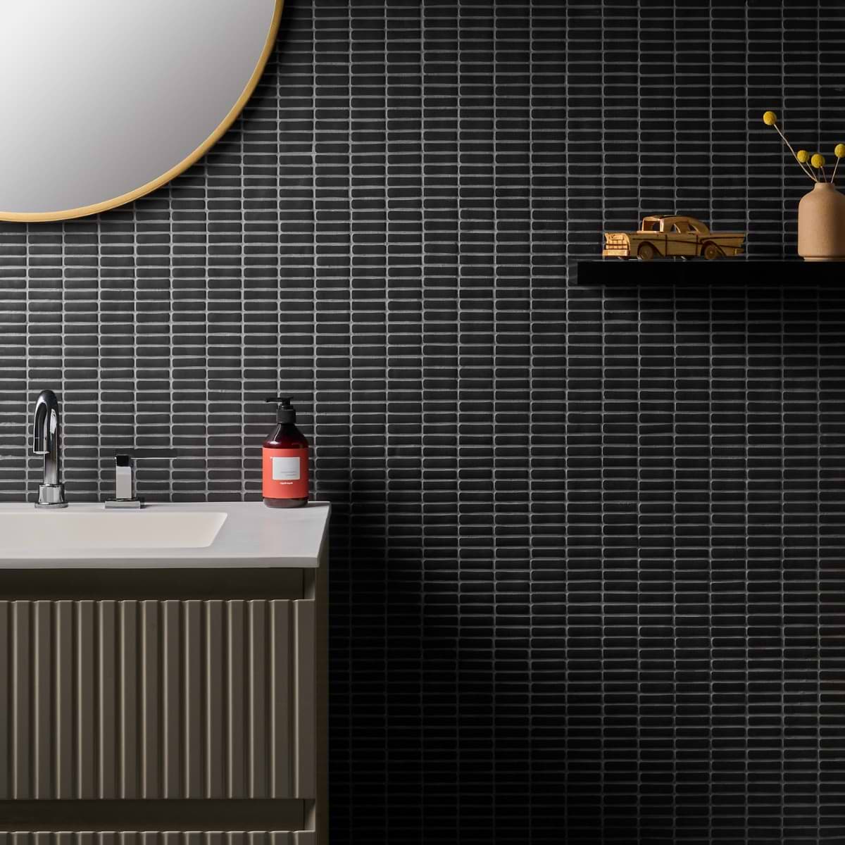 Nesso Brick Black Matte