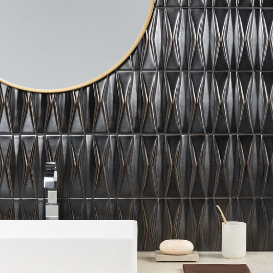 Baroque Glass Adwick Gun Metal Matte