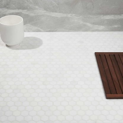 Thassos 2" Hex Polished