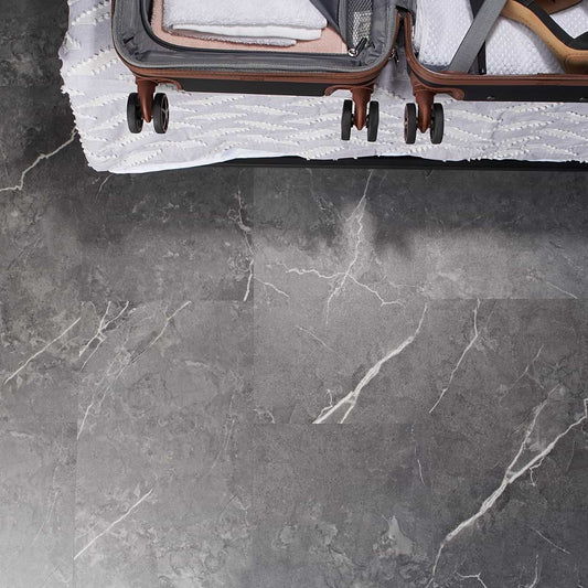 Crosby Chauny Marble Dark Gray 12X24 Click