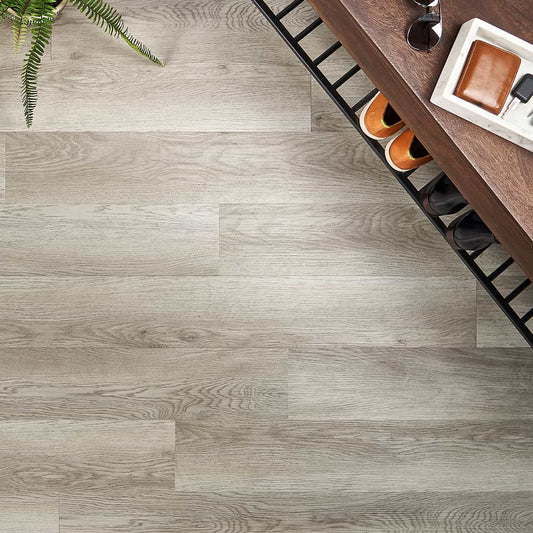 Mercer Aspen Pecan Chelsea Gray 6.3X48.4 Glue Down Matte LVTTZRNAPCG6GD (discontinued)