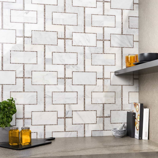 Lux Statuary - Athens Gray & Oriental White Honed (discontinued)