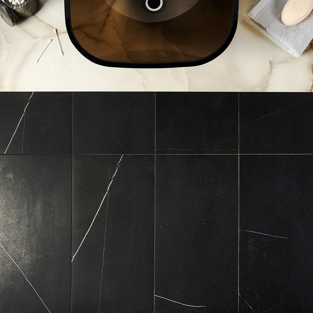 Nero Marquina 12X24 Honed