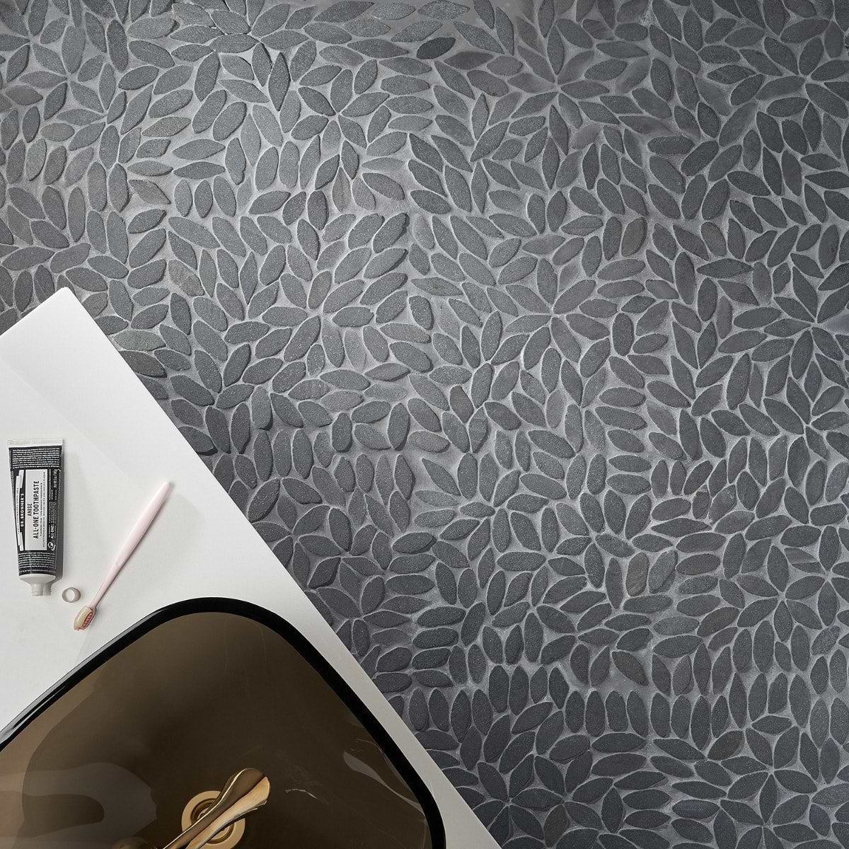 Black Lava Tumbled